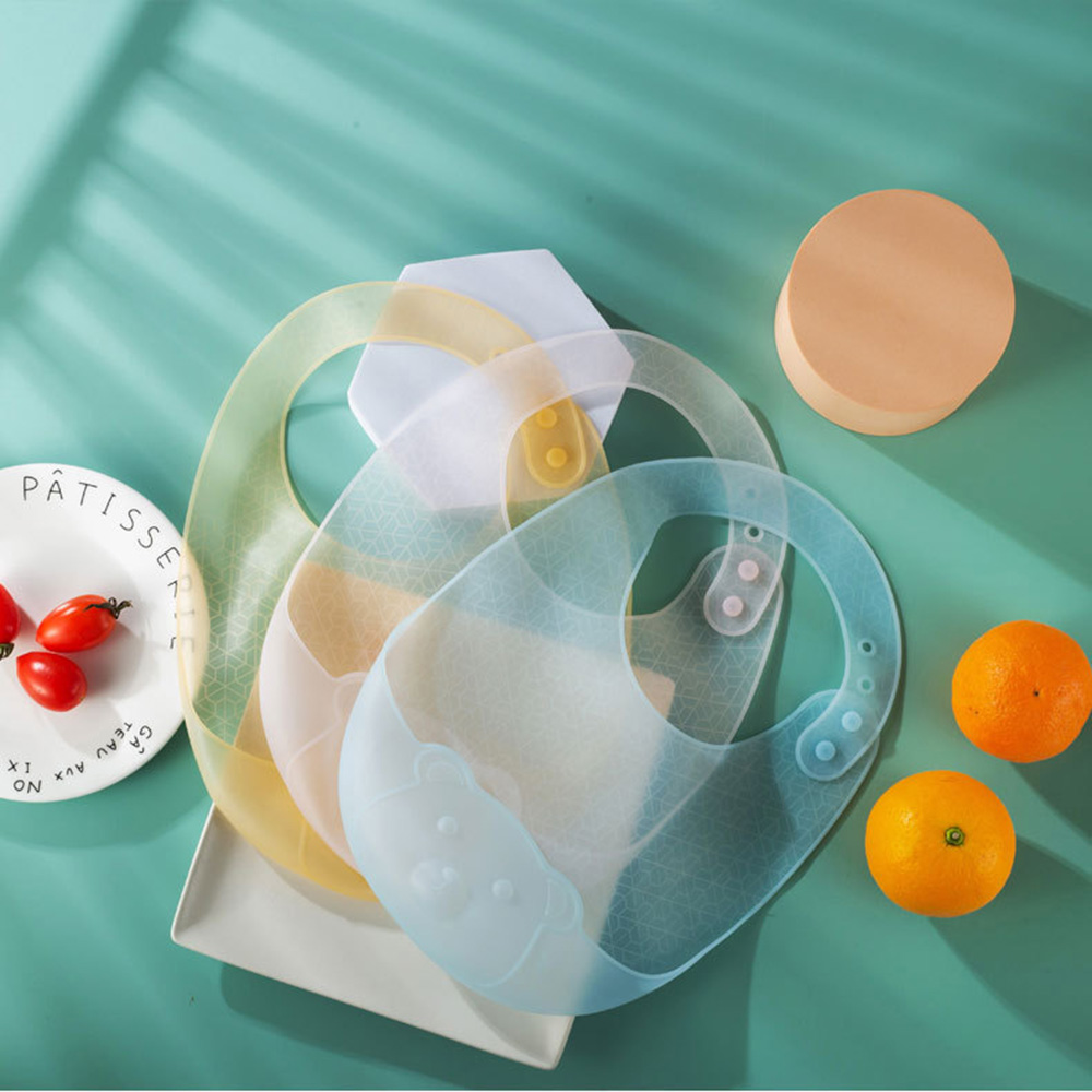 Silicone Baby Bibs - Babero para comer para bebé, babero