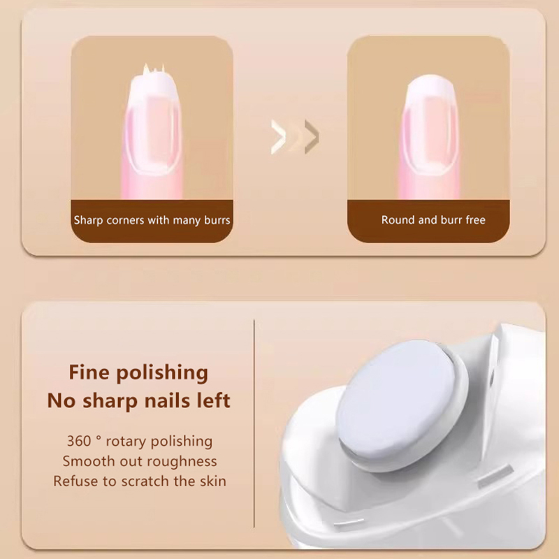 Baby Nail Trimmer Electric - Cortauñas eléctrico automático para manicura, cortauñas