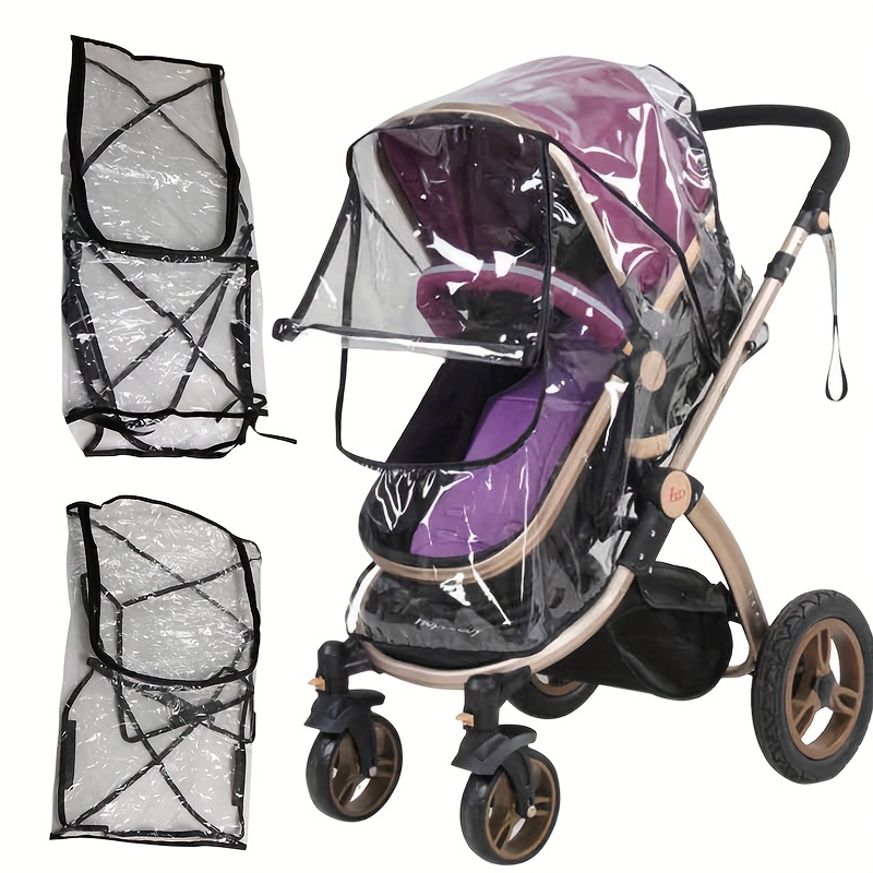 Stroller Rain Cover - Cubierta Impermeable Universal para Cochecito de