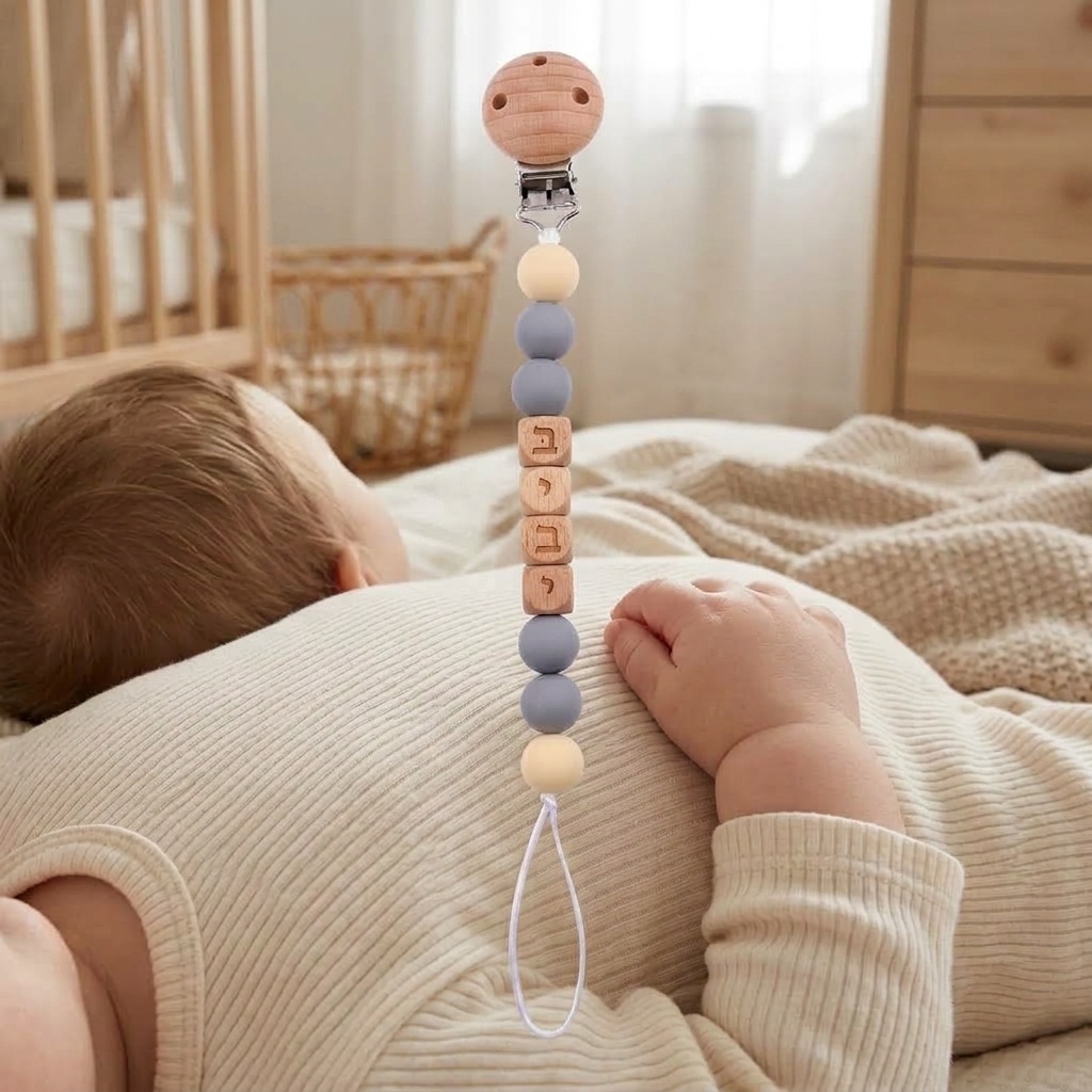Baby Teethers - Clip de silicona para chupete de