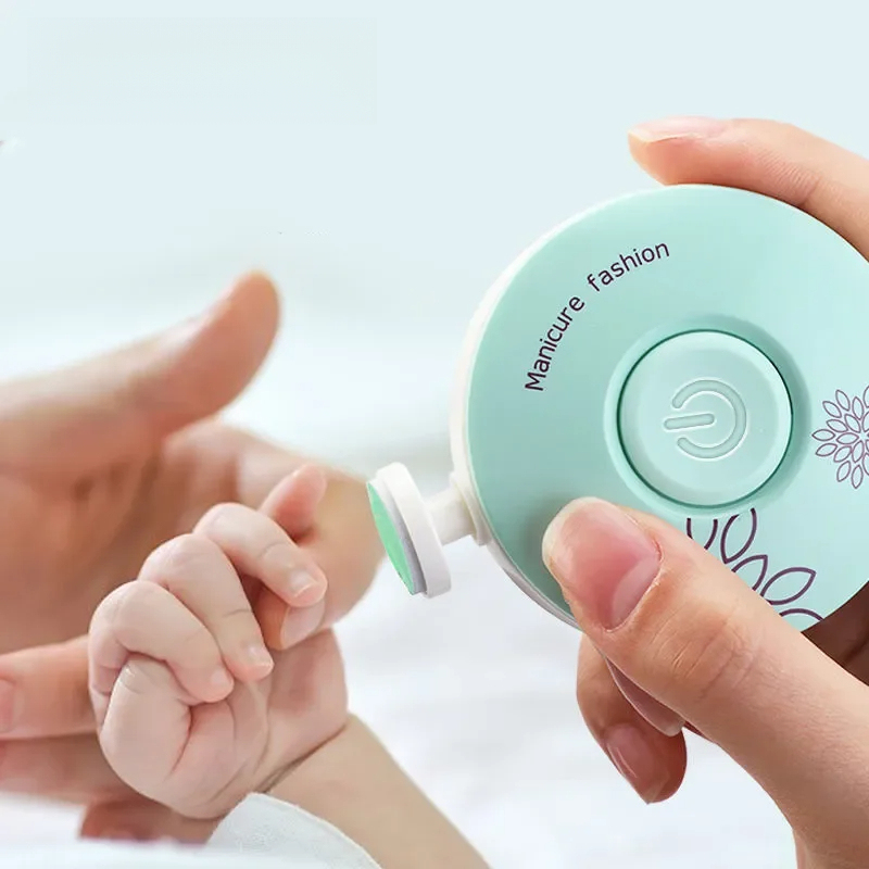 Baby Nail Trimmer Electric - Cortauñas eléctrico para bebés, pulidor de
