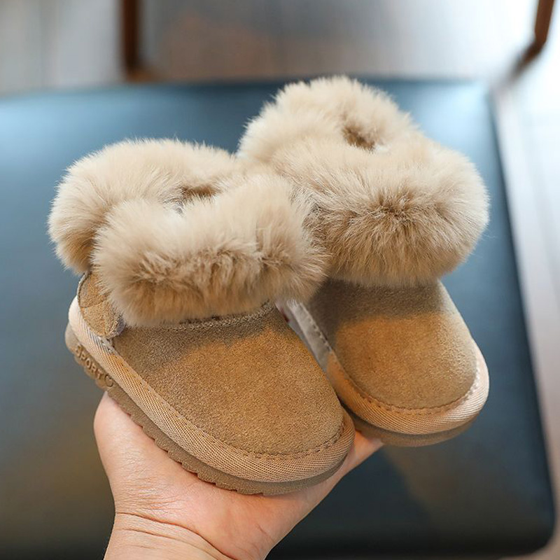 Baby Product Brand - Botas de nieve de piel para