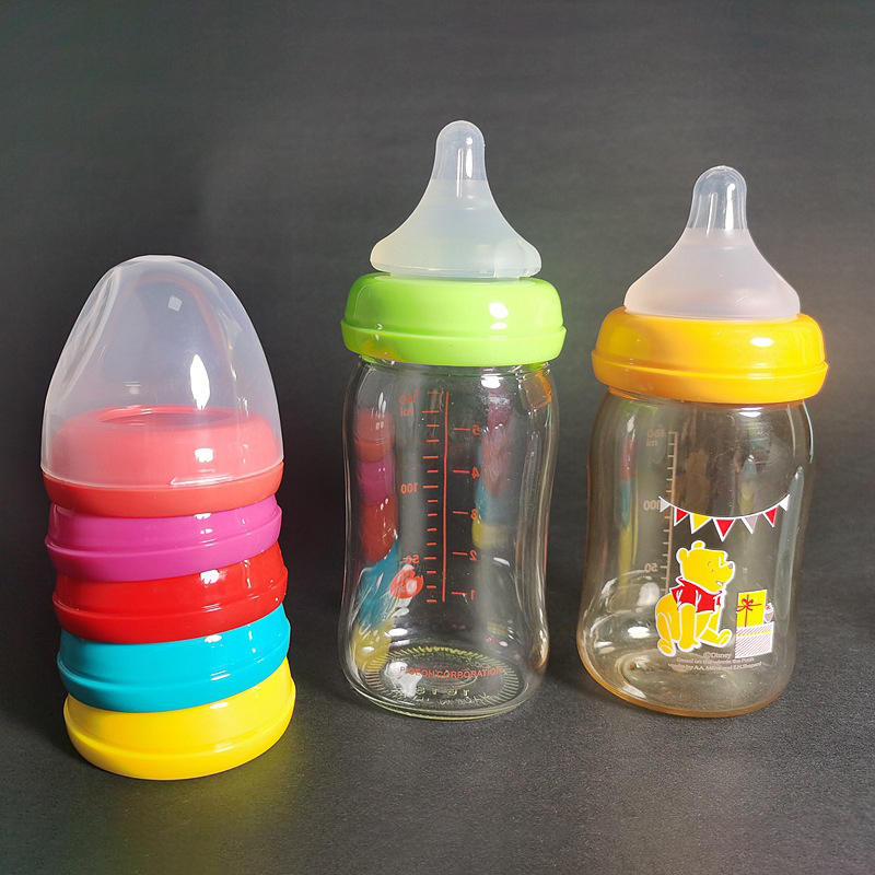 Baby Product Brand - Tapa y anillo para biberón, adecuados