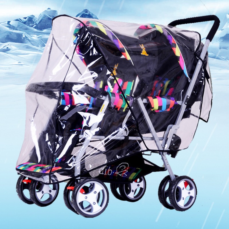 Cubierta protectora impermeabl - Stroller Rain Cover reseña y precio