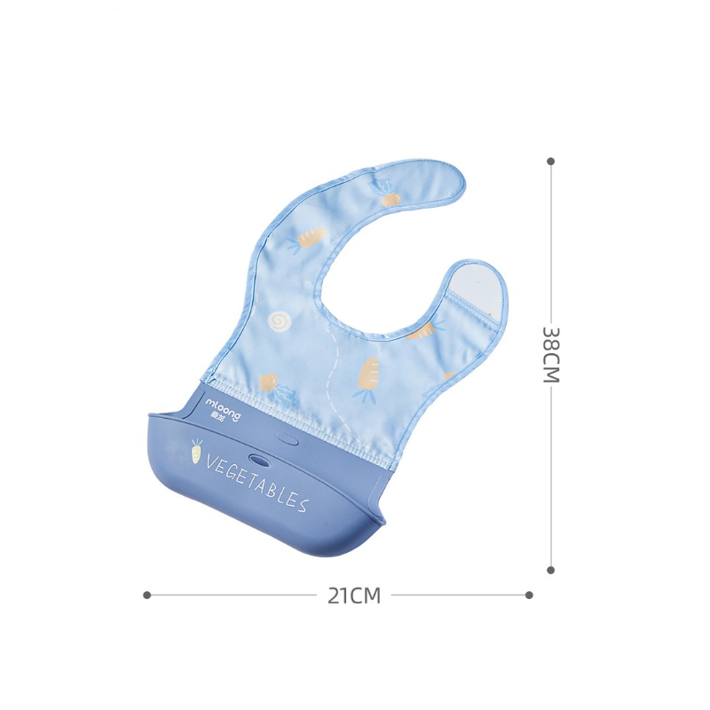 Babero impermeable para niños, - Silicone Baby Bibs reseña y precio