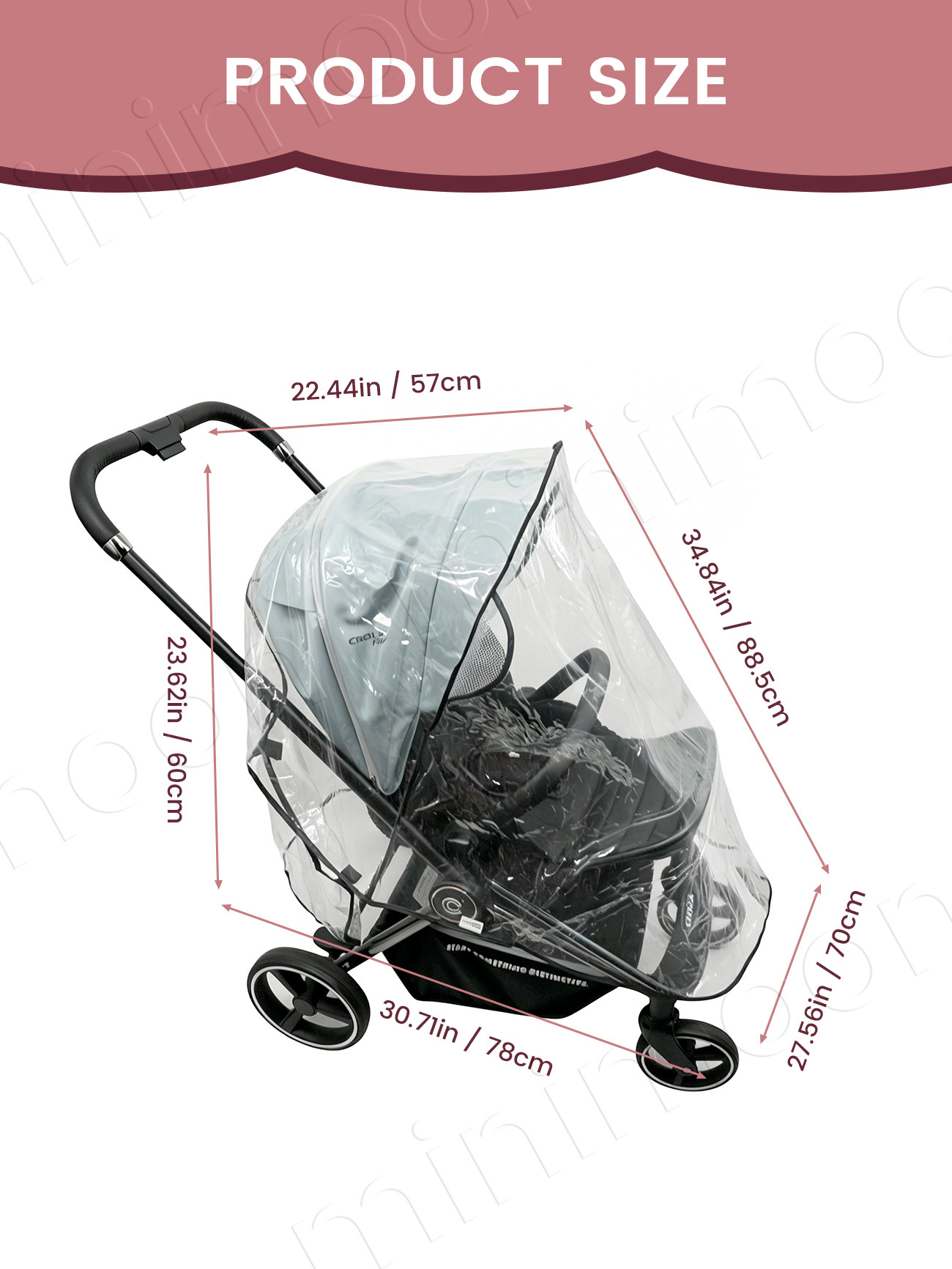 Cubierta Impermeable Universal - Stroller Rain Cover reseña y precio