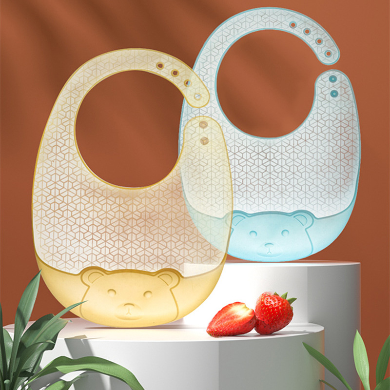 Babero para comer para bebé, b - Silicone Baby Bibs reseña y precio