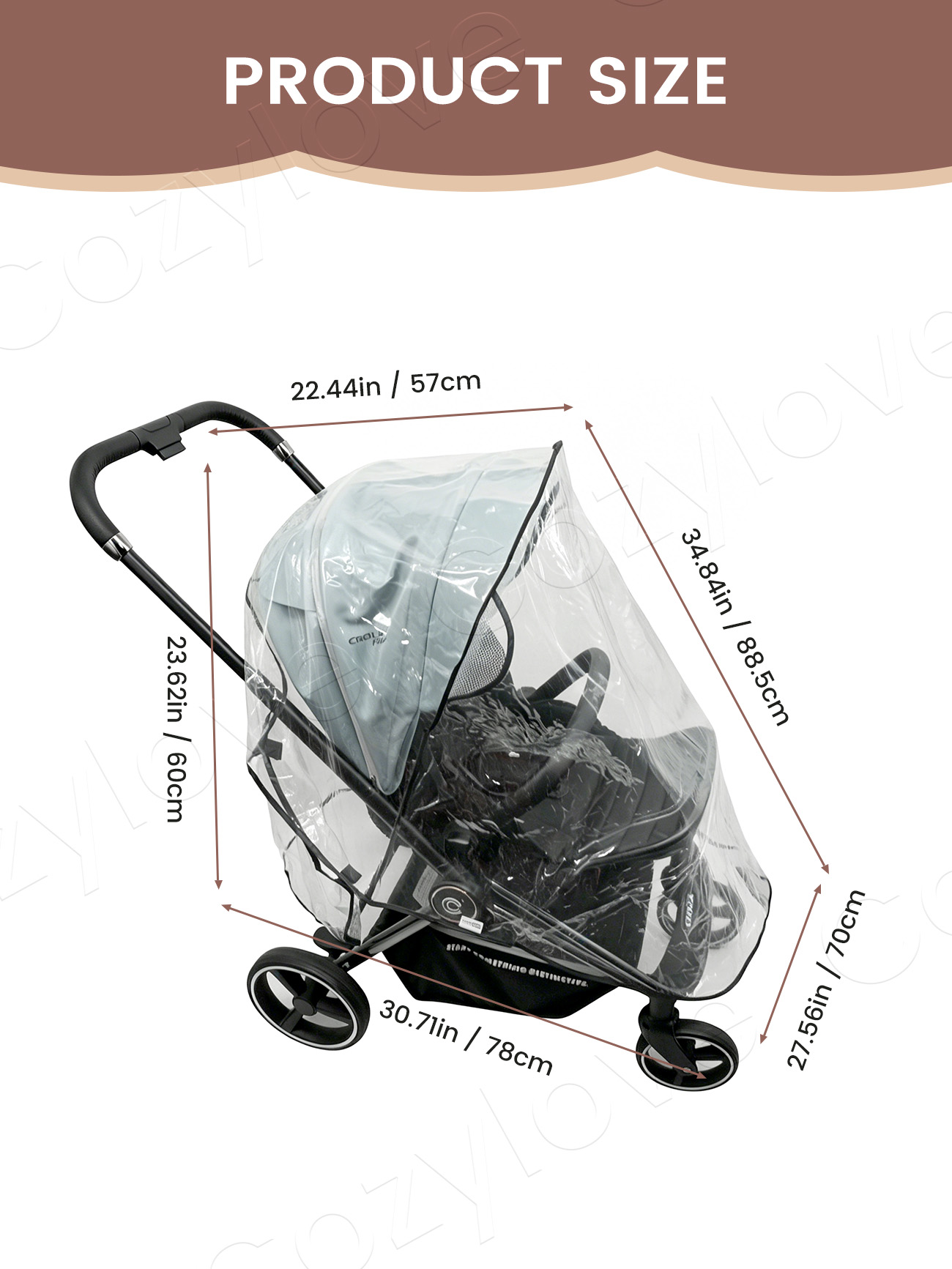 Funda Impermeable Universal pa - Stroller Rain Cover reseña y precio