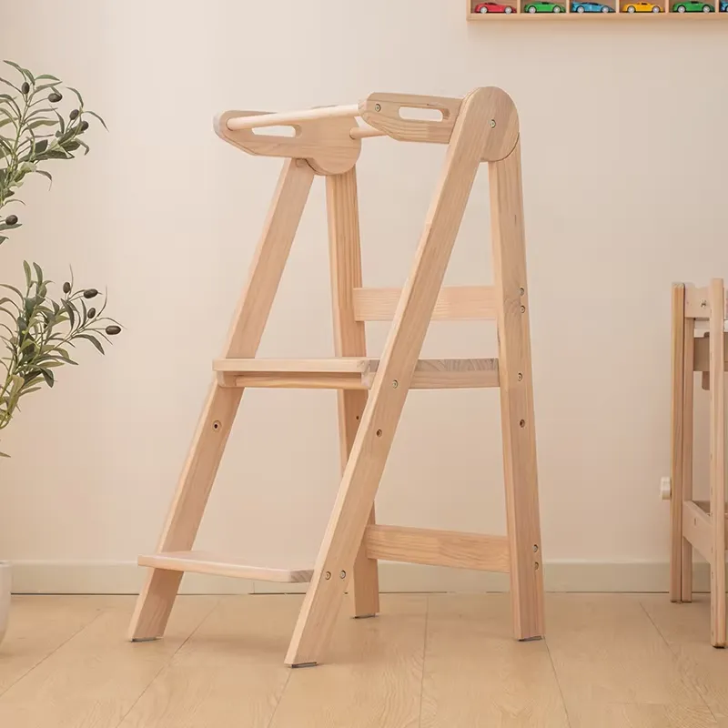 Taburete de madera con forma d - Toddler Learning Tower reseña y precio
