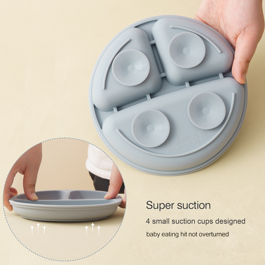 Juego de alimentación de silic - Silicone Baby Bibs reseña y precio