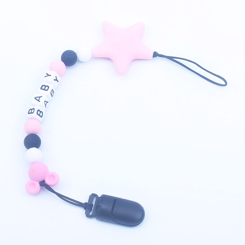 Clips de chupete con nombre pe - Baby Teethers reseña y precio