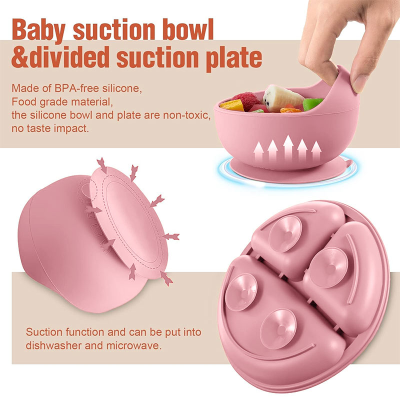Juego de vajilla de silicona p - Silicone Baby Bibs reseña y precio