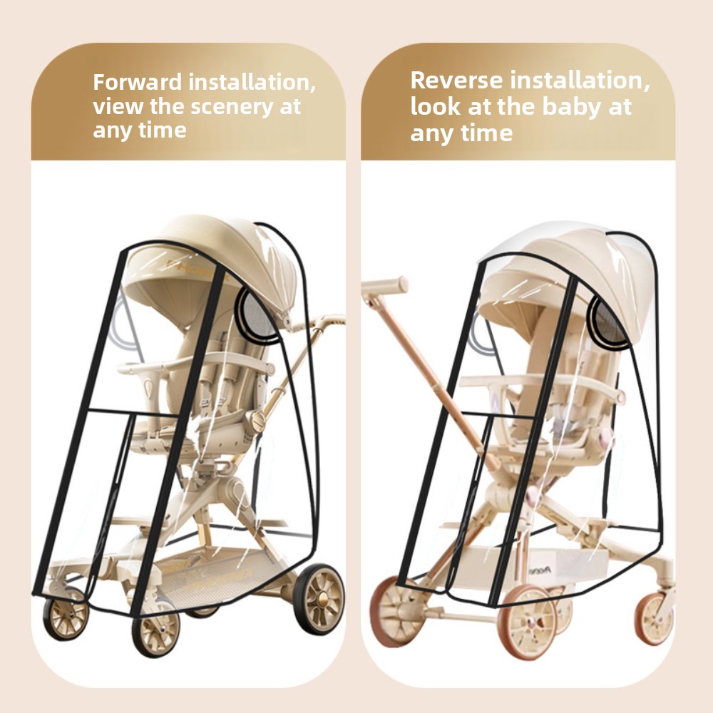 Cochecitos de bebé transparent - Stroller Rain Cover reseña y precio