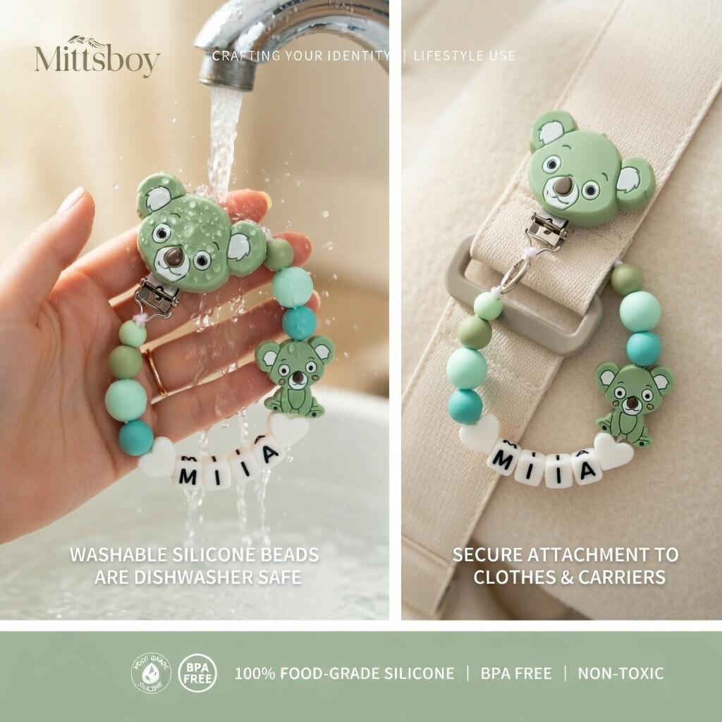 Clip de silicona para chupete  - Baby Teethers reseña y precio