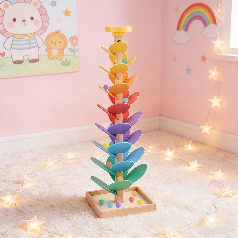 Árbol Musical Arcoíris de Made - Toddler Learning Tower reseña y precio