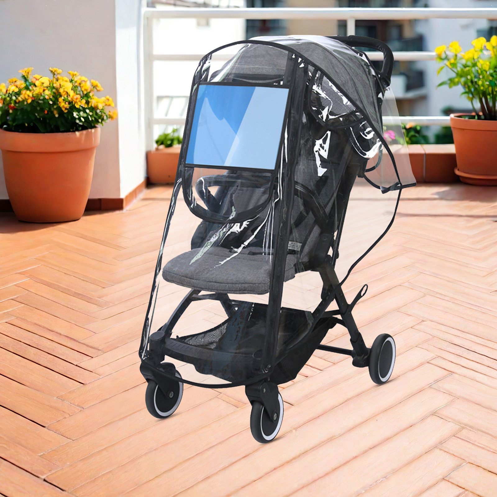 Cubierta Impermeable Transpare - Stroller Rain Cover reseña y precio