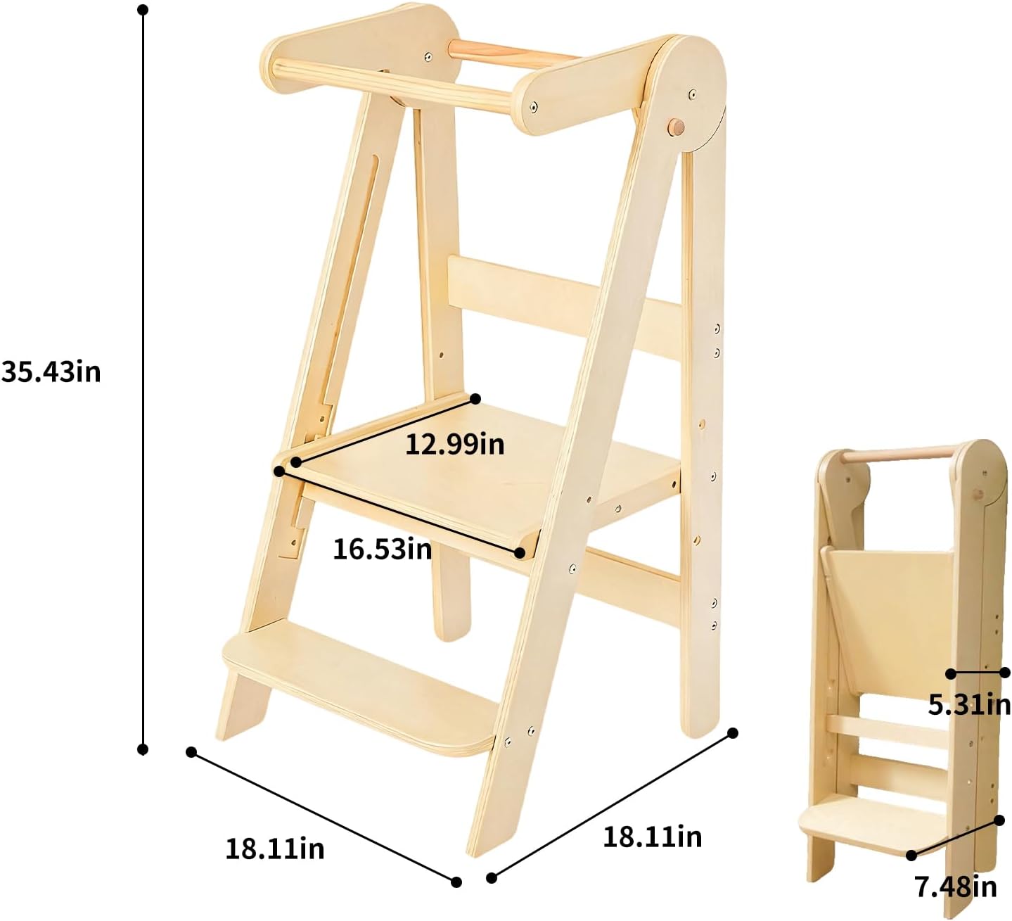 Torre Plegable para Niños Pequ - Toddler Learning Tower reseña y precio