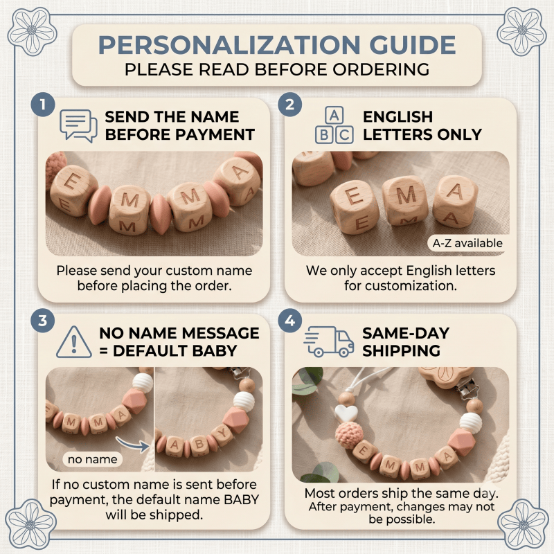 Clip para Chupón Personalizado - Baby Teethers reseña y precio