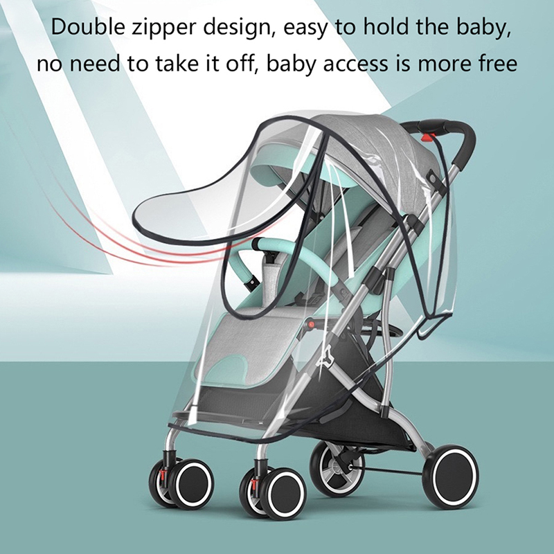 Cochecito de bebé cubierta de  - Stroller Rain Cover reseña y precio