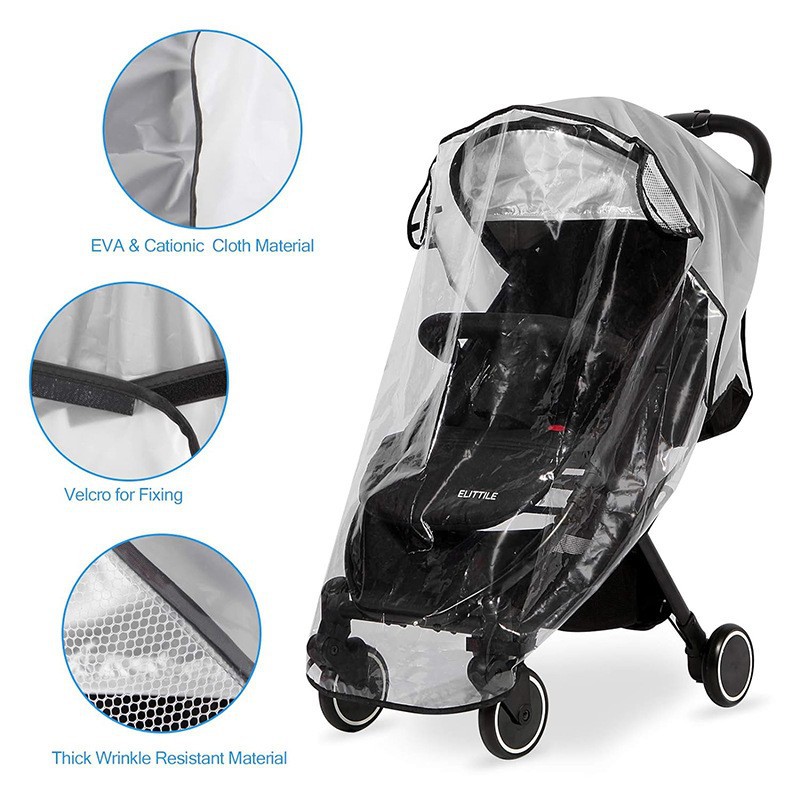 Cubierta de lluvia Universal p - Stroller Rain Cover reseña y precio